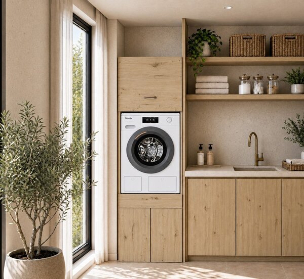 TP Living Koupelnová skříňka na pračku s nástavcem POLA TWIN 1S Z 64 cm dub Artisan