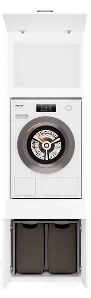 TP Living Koupelnová skříňka na pračku s nástavcem POLA TWIN 1S Z 64 cm bílá