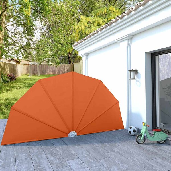 Skládací zástěna na terasu terracotta 200 cm