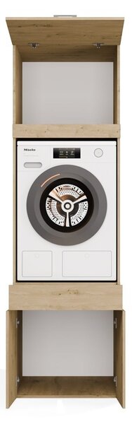 TP Living Koupelnová skříňka na pračku s nástavcem POLA TWIN 1S Z 64 cm dub Artisan