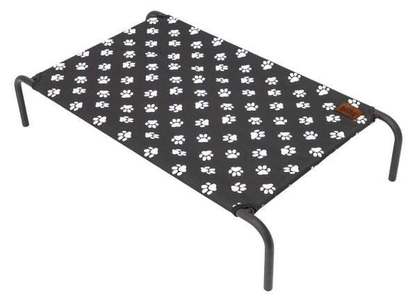 Pelíšek IRON XXL tlapky, černý