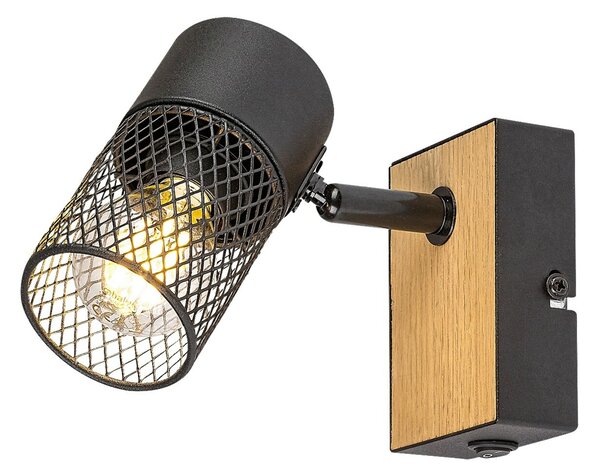 Rabalux bodové svítidlo Metta E14 1x MAX 40W dub 71151