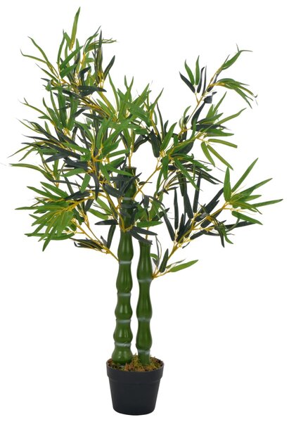 Umělá rostlina bambus s květináčem zelená 110 cm