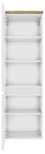 MIDI SKŘÍŇKA, bílá, barvy dubu, 40/130/35 cm Held - Koupelnové série, Online Only
