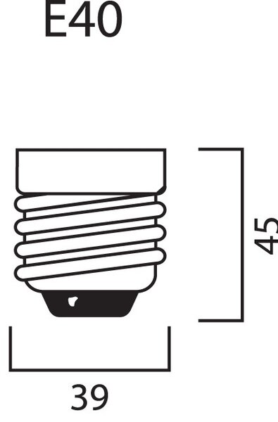 Diolamp SMD LED žárovka High Performance MA120 57W/230V/E40/4000K/6300Lm/360°