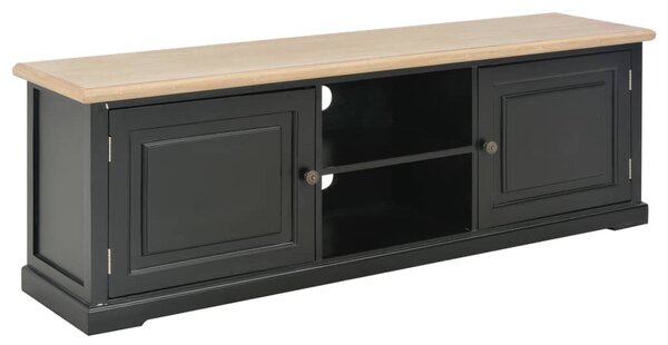 TV stolek černý 120 x 30 x 40 cm dřevo