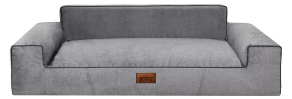 Pelíšek GLAMOUR NEW L šedý, fancy