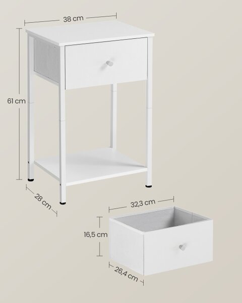 Noční stolek LGS021W14