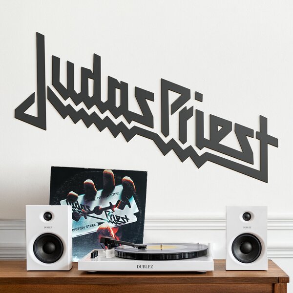 DUBLEZ | Metalové logo na zeď - Judas Priest | Obraz