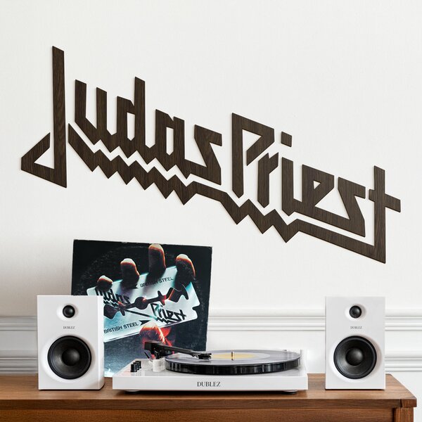 DUBLEZ | Metalové logo na zeď - Judas Priest | Obraz