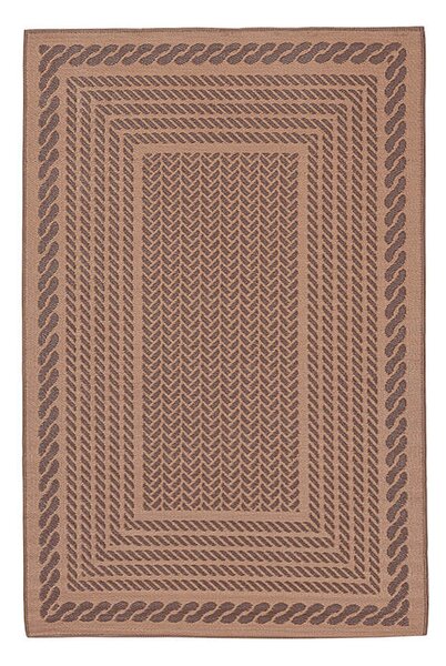 Venkovní koberec sankas 180 x 270 cm hnědý