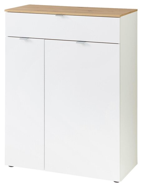PŘEDSÍŇOVÁ STĚNA, bílá, dub artisan, 264/202/38 cm Xora - Online Only šatny & botníky, Online Only
