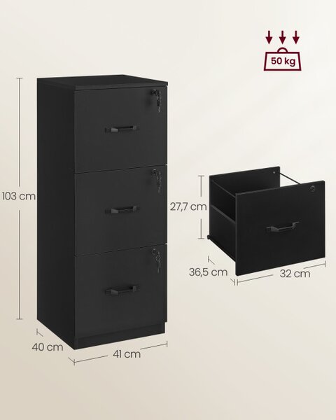 Kancelářská skříňka OFC055B16