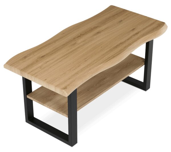 Konferenční stolek CT-F4212 OAK divoký dub / černý