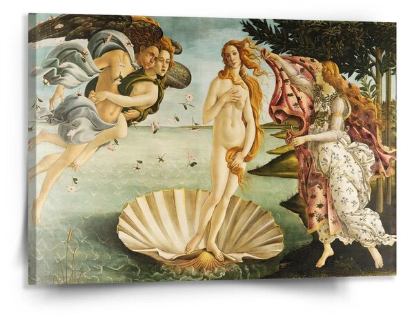 Sablio Obraz Zrození Venuše - Sandro Botticelli - 150x110 cm
