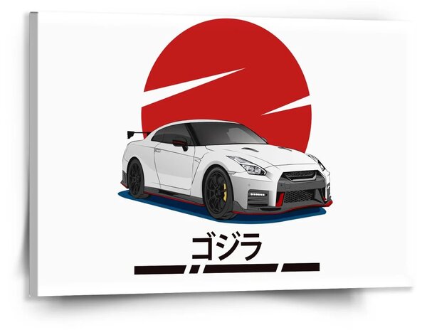 Sablio Obraz Nissan GTR 35 Japonské slunce - 150x110 cm