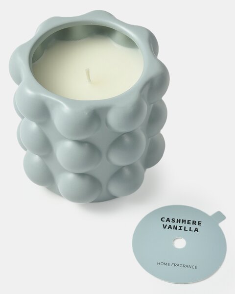 Sinsay - Vonná svíčka Cashmere&Vanilla - tyrkysová