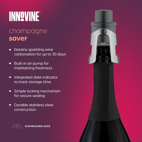 Innovine Zátka na sekt Innovine, grafitová
