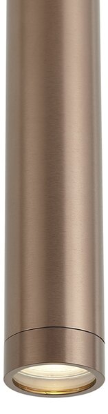 Designové závěsné svítidlo tmavě bronzové GU10 50mm IP44 - Tuba