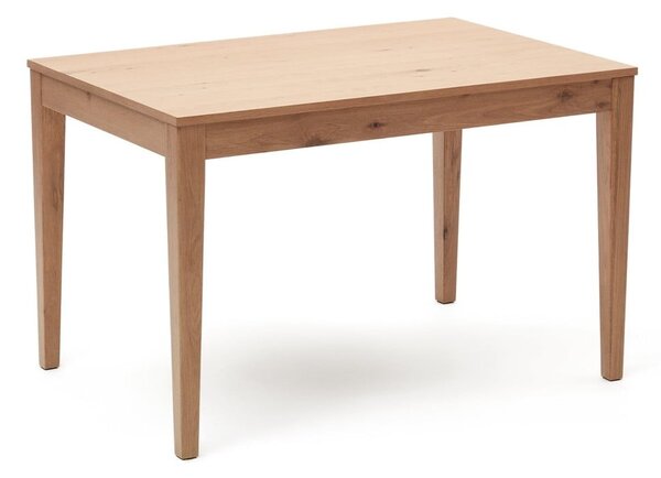 Rozkládací jídelní stůl s přídavnou deskou v dekoru dubu 80x120 cm Yain – Kave Home