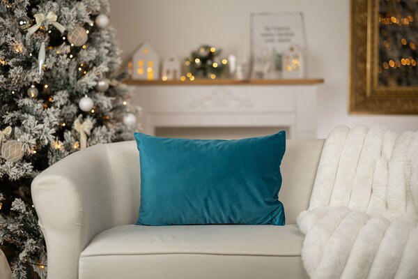Povlak Velvet Petrol 40/40 Samet 40/40
