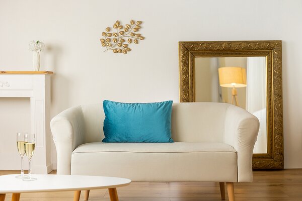 Povlak Velvet Petrol 40/40 Samet 40/40