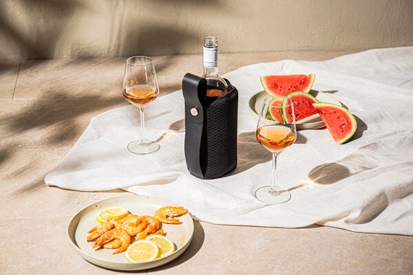 Chladič na víno a sekt Artico, Vacu Vin, černý, 38864606
