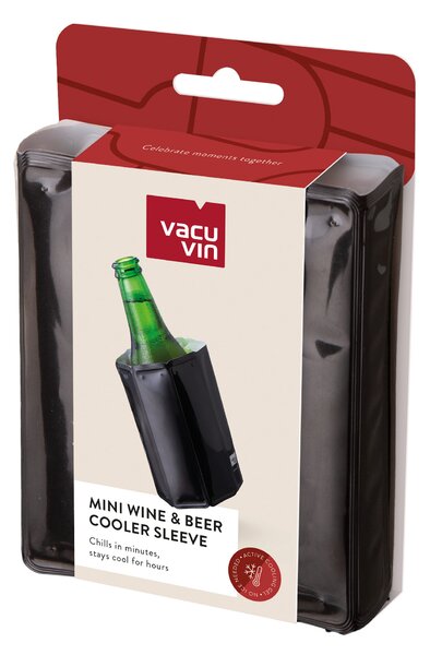 Chladič na víno/pivo mini, Vacu Vin, černý, 38544606