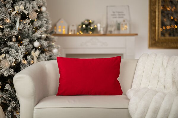 Povlak Velvet Red 40/40 Samet 40/40