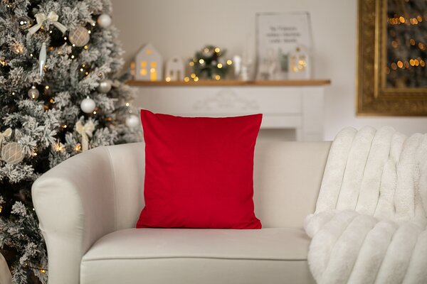 Povlak Velvet Red 40/40 Samet 40/40