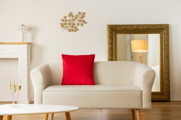 Povlak Velvet Red 40/40 Samet 40/40