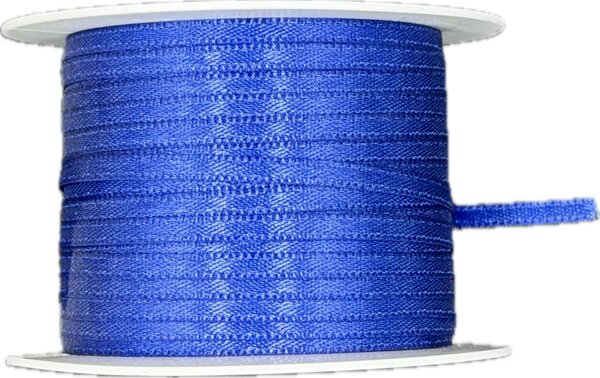 Tenká saténová stužka Royal Blue lesklá modrá 3mm x 10m (2,20 Kč/m)