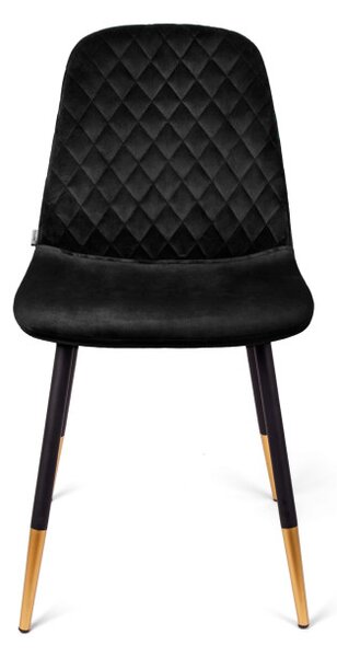 Židle NOIR sametová černá SS22 933466
