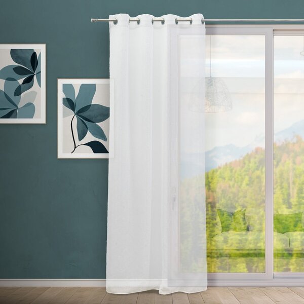 Bílá záclona 140x260 cm Flat – Casa Selección