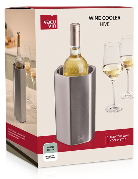 Chladicí nádoba na víno HIVE, Vacu Vin, nerez, 36503606