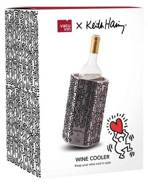 Chladicí nádoba na víno HIVE ,Vacu Vin, nerez, edice Keith Haring, 36504606