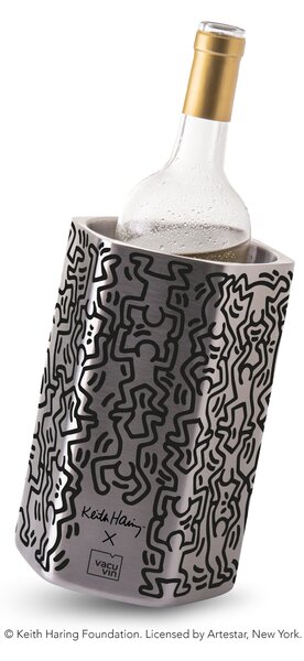 Chladicí nádoba na víno HIVE ,Vacu Vin, nerez, edice Keith Haring, 36504606