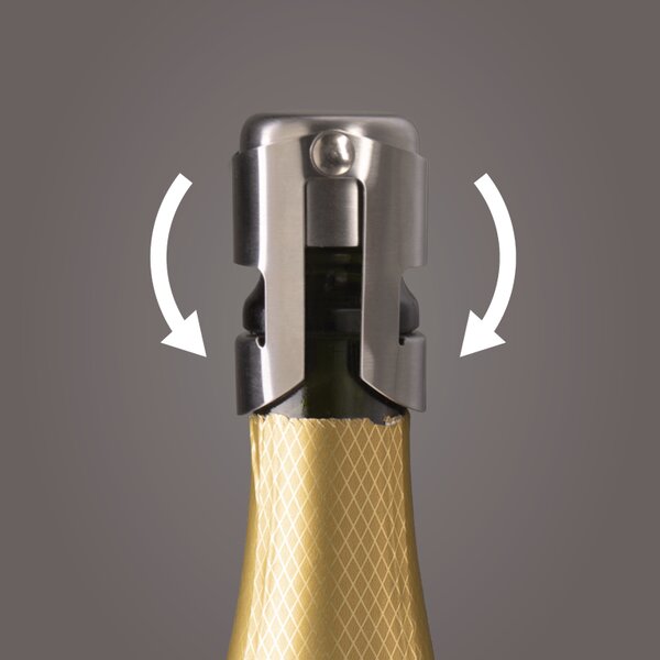 Zátka na sekt Vacu Vin - nerez