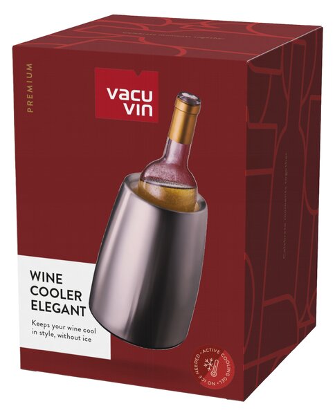 Chladicí nádoba na víno s aktivní vložkou ELEGANT, Vacu Vin, nerez, 3649360