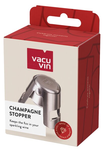 Zátka na sekt Vacu Vin - nerez