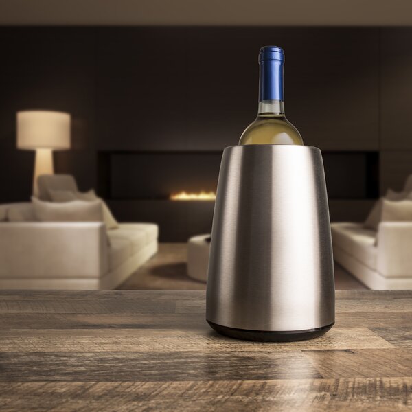 Chladicí nádoba na víno s aktivní vložkou ELEGANT, Vacu Vin, nerez, 3649360