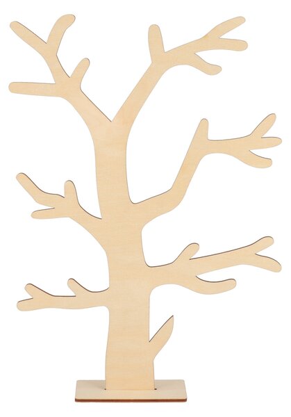 ČistéDřevo Dřevěný stromeček na šperky