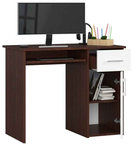 Kancelářský stůl PIN wenge / bílý