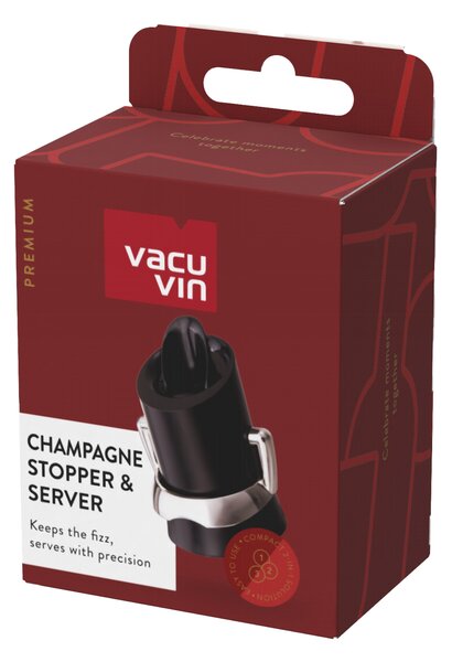 Zátka na šampaňské s nálevkou Vacu Vin