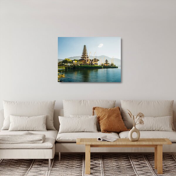 Skleněný obraz Mount Batur (70x50 cm)