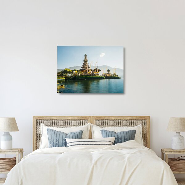 Skleněný obraz Mount Batur (70x50 cm)