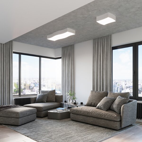 Sollux Lighting Stropní svítidlo SQUARE 1 bílé