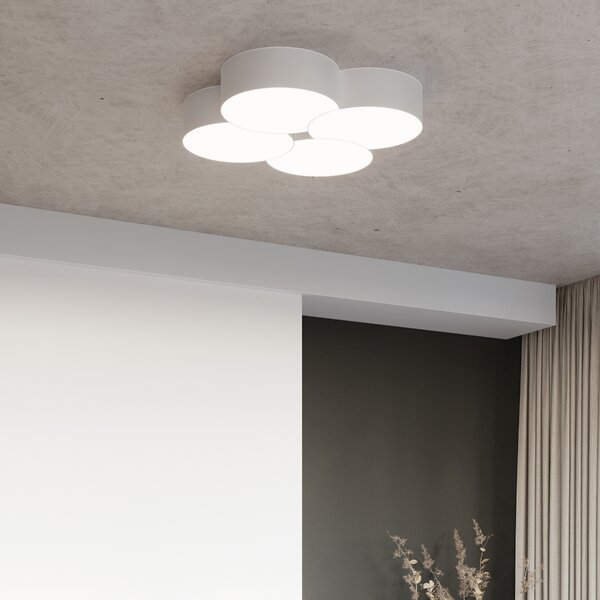 Sollux Lighting Stropní svítidlo CIRCLE 1 bílé