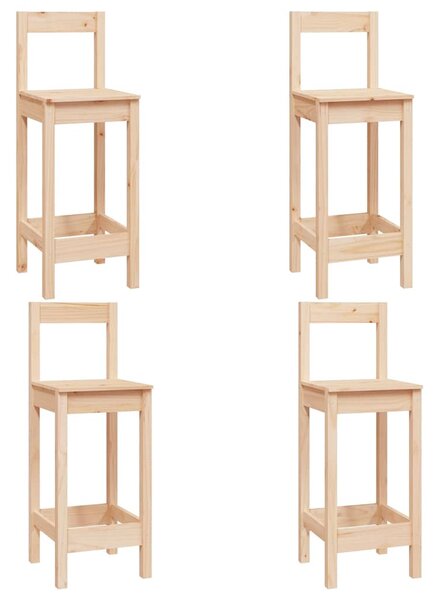 5dílný barový set masivní borové dřevo 3124742