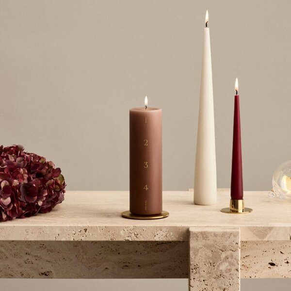 Adventní svíčka 20 cm – 24 Soft Clay